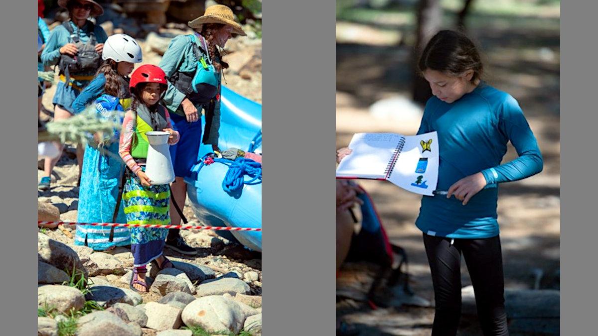 Children participating in outdoor activities